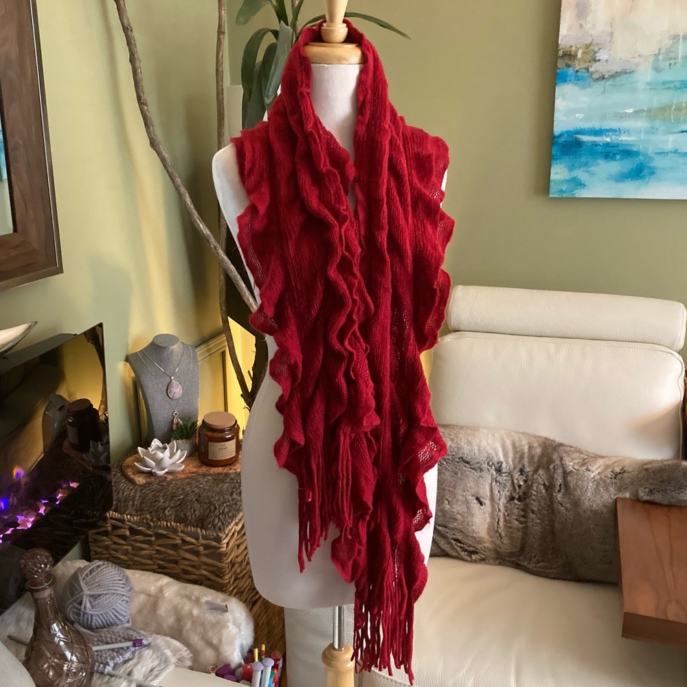 Red scarf